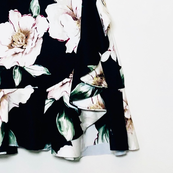 Black Floral Dress - Picture 2 of 2